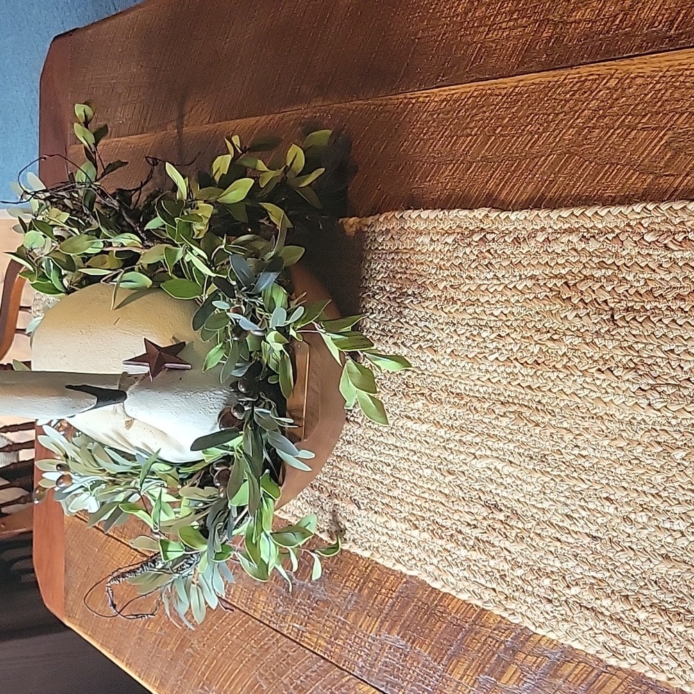 😍 New Braided  Farmhouse, Primitive Table/Buffet  Runner 😍